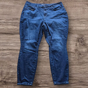 Judy Blue Women’s Control Top Skinny Fit Jeans, Size 20W